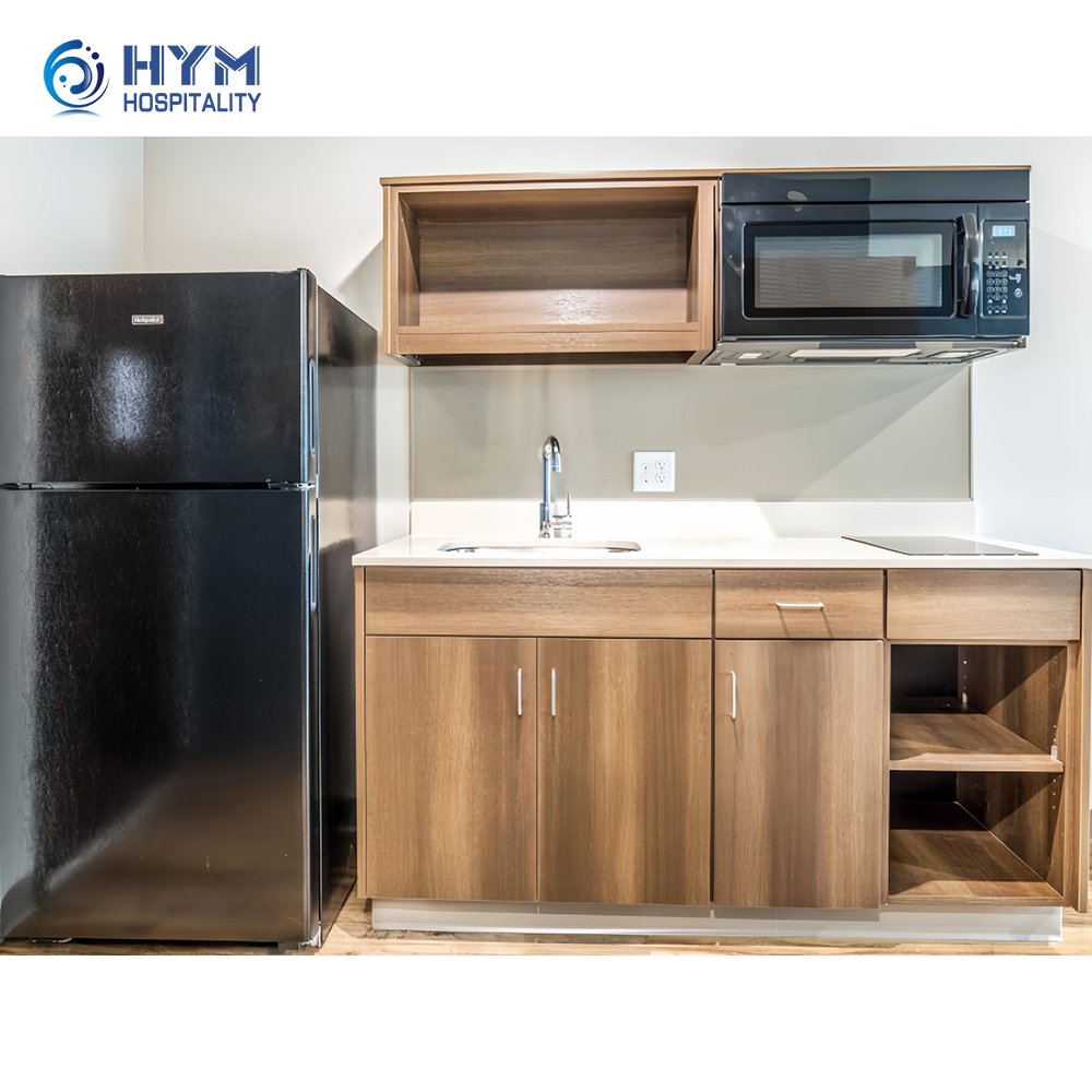 America Hotel custom plywood modern kitchen cabinets with kitchen cabinets accessories