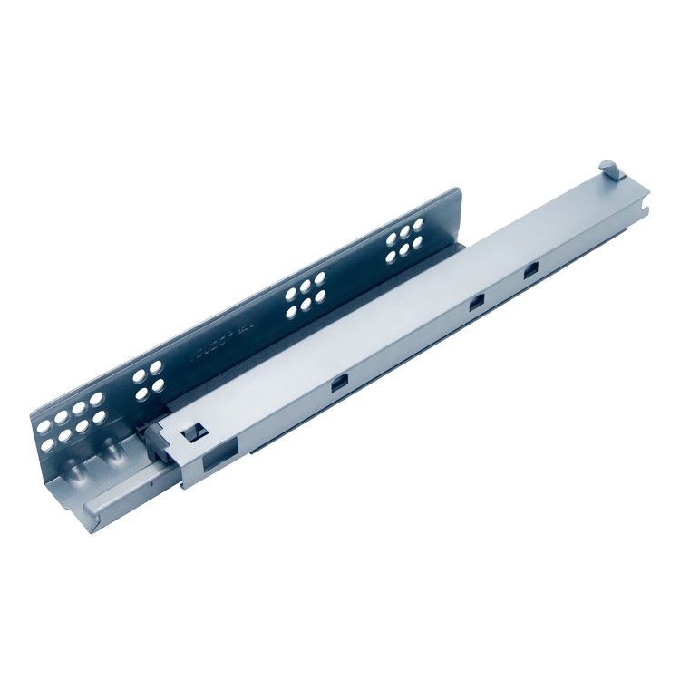 YOUDO Factory Hidden Concealed Drawer Slides 2-Fold Telescopic Bottom Mounting Drawer Slide for Cabinets