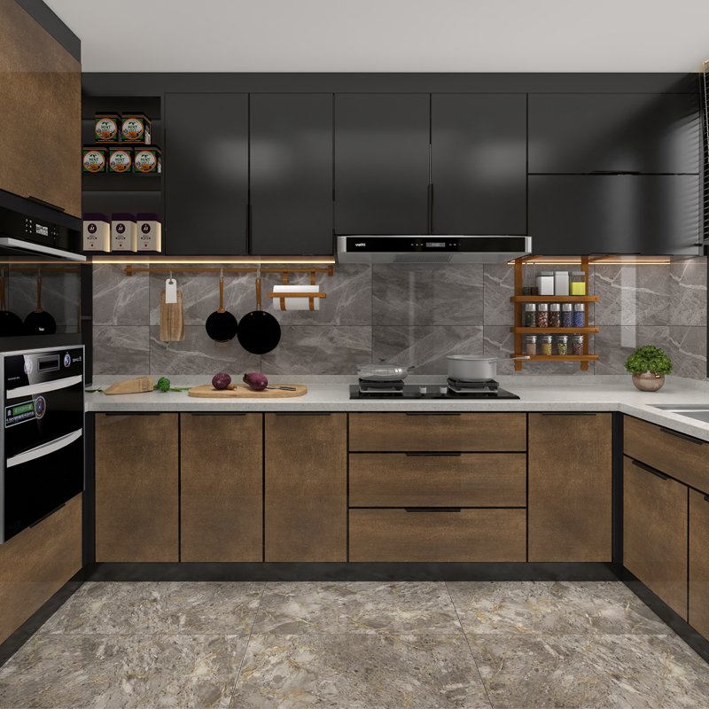 American waterproof customized modern shaker Inset framed design kitchen cabinet set