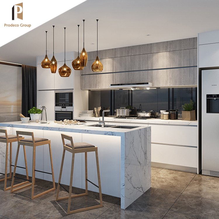 Ready To Assemble Modern Kitchen Cabinet High Gloss Kitchen Cabinets