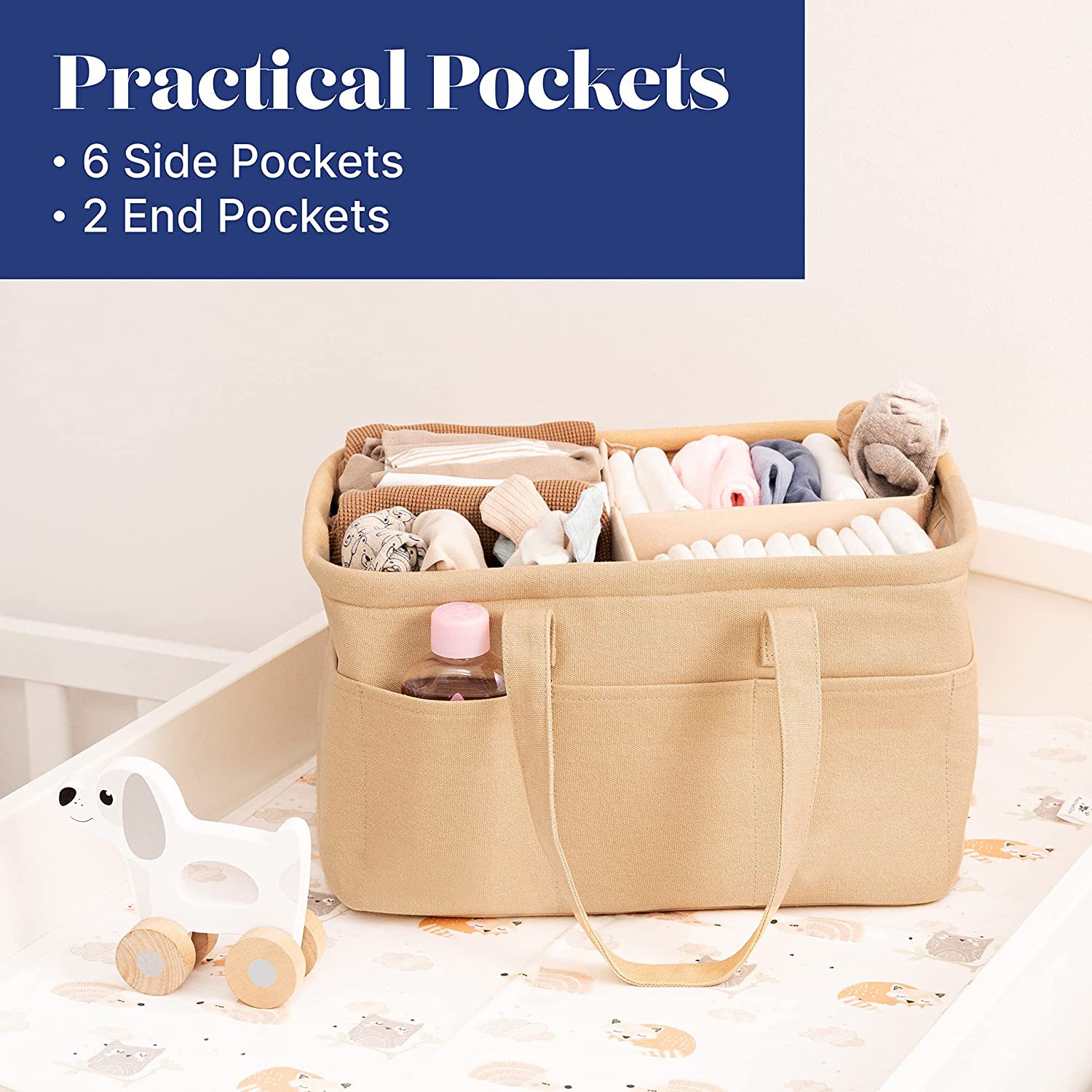 KUYUE Cotton Rope Baskets Woven Storage Organizer Round Open Dish for Jewelry Keys Toys Grey Nursery Candy Gift Kids Foldable