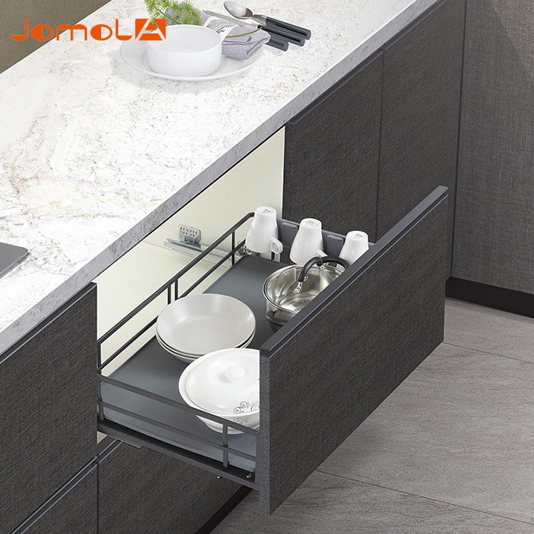 Customization kitchen accessories cabinet storage pull out drawer basket