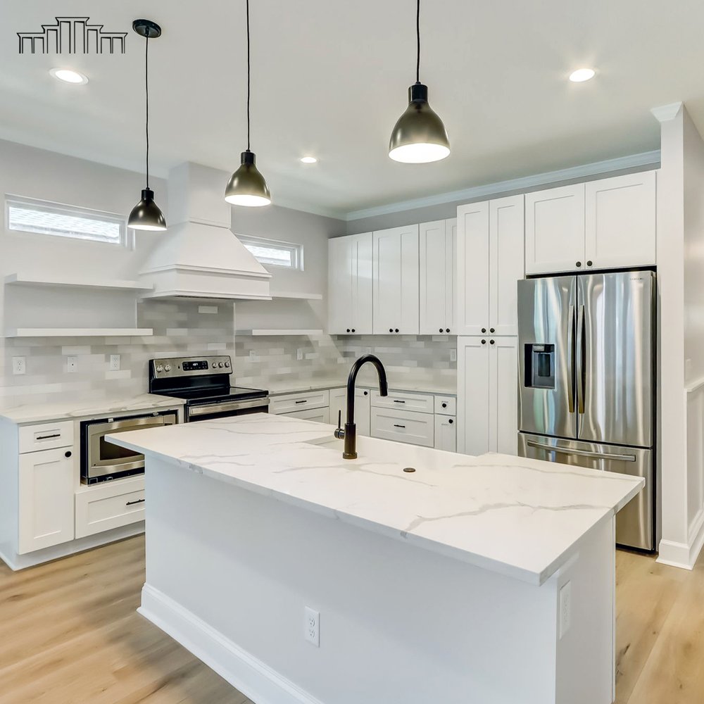 USA Market Wholesale RTA Cabinet US Kitchen Wooden White Shaker American Standard Kitchen Base Cabinets Storage Pantry Cabinet