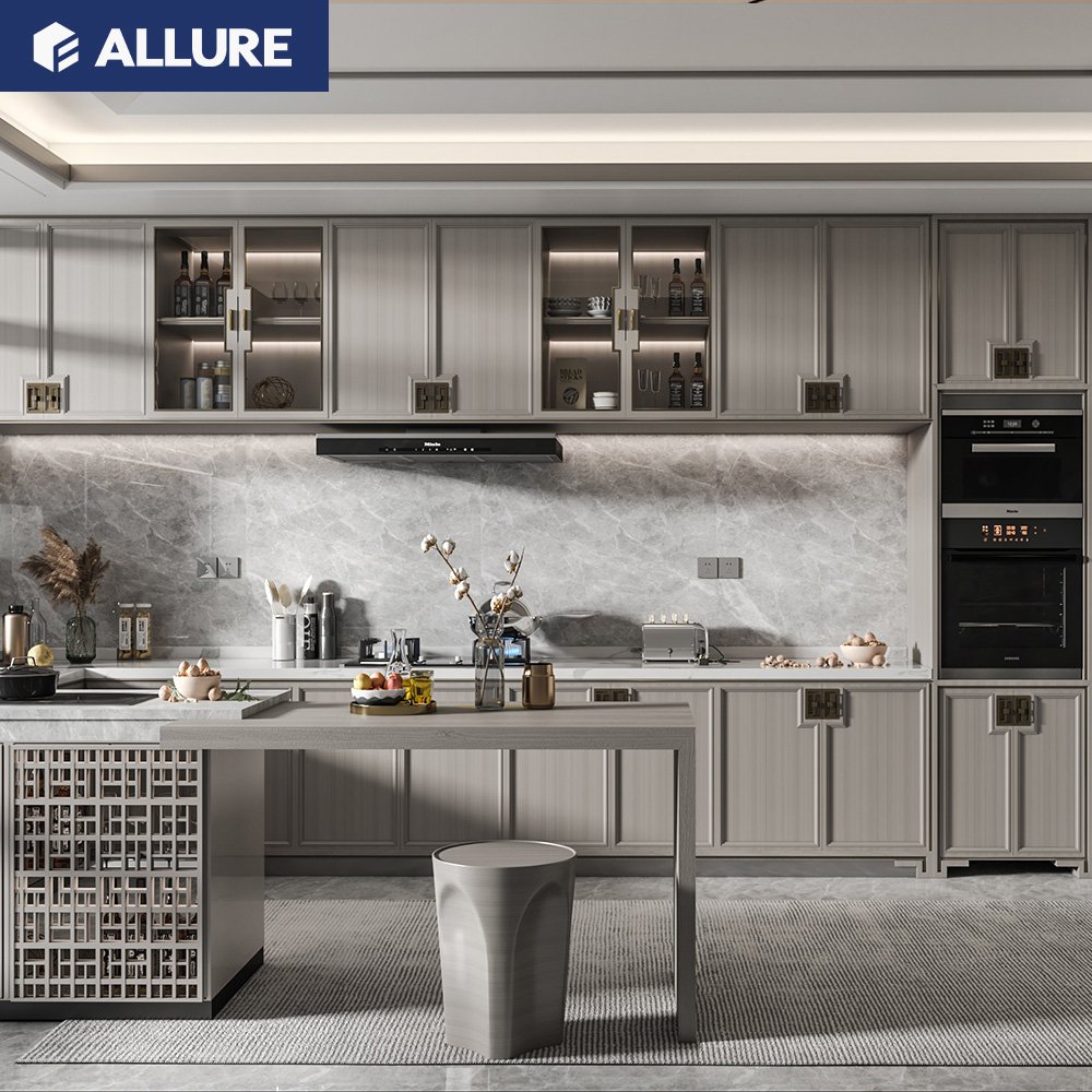 Allure custom furniture engineering project manufacturer kitchen cabinets