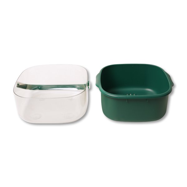 Stackable Plastic Colander kitchen fruit vegetable washing drying storage basket