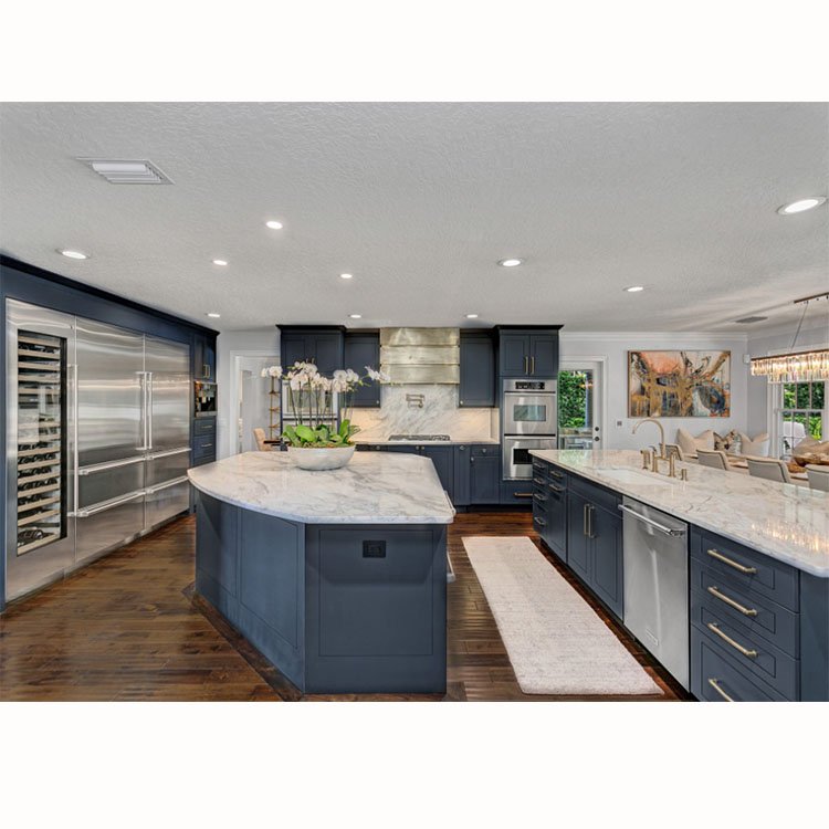 Luxury modern white shaker drawer cabinets layout design plan for sale wooden storage unit hanging cabinet for kitchen