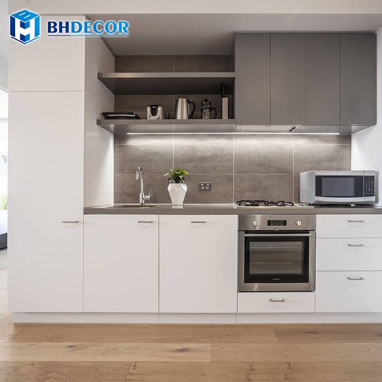 Tiny Home Full Set Complete Sets Cabinets Luxury Solid Wood Small Place Kitchen Cabinet With Sink Stainless For Hotel Minor Unit