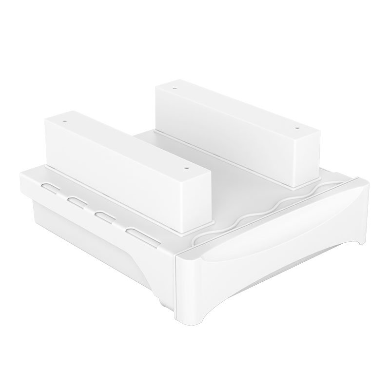 Large Capacity under desk storage Hanging Attachable under desk cable management storage baskets Hidden Desktop Organizer