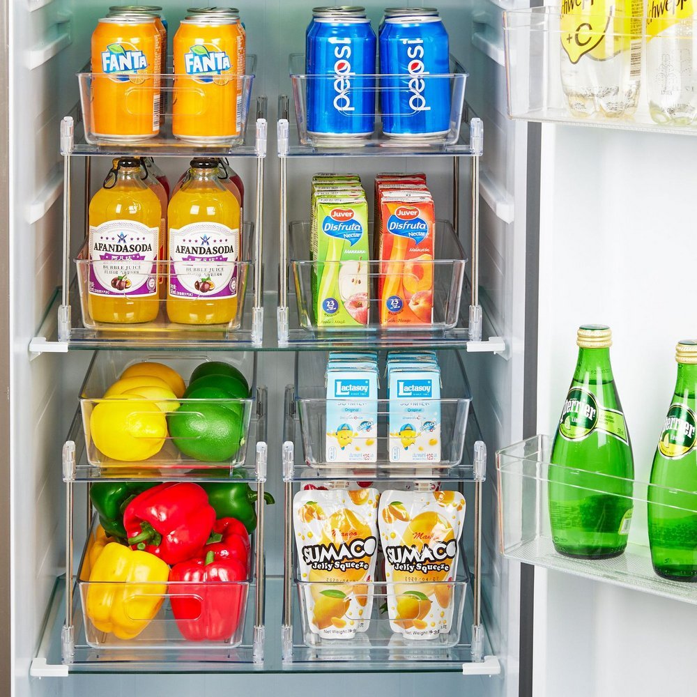 Pull Out Medicine Cabinet Organizer Stackable 2 Tier Sliding Cabinet Basket Organizer Drawer Bathroom Under Sink Organizers