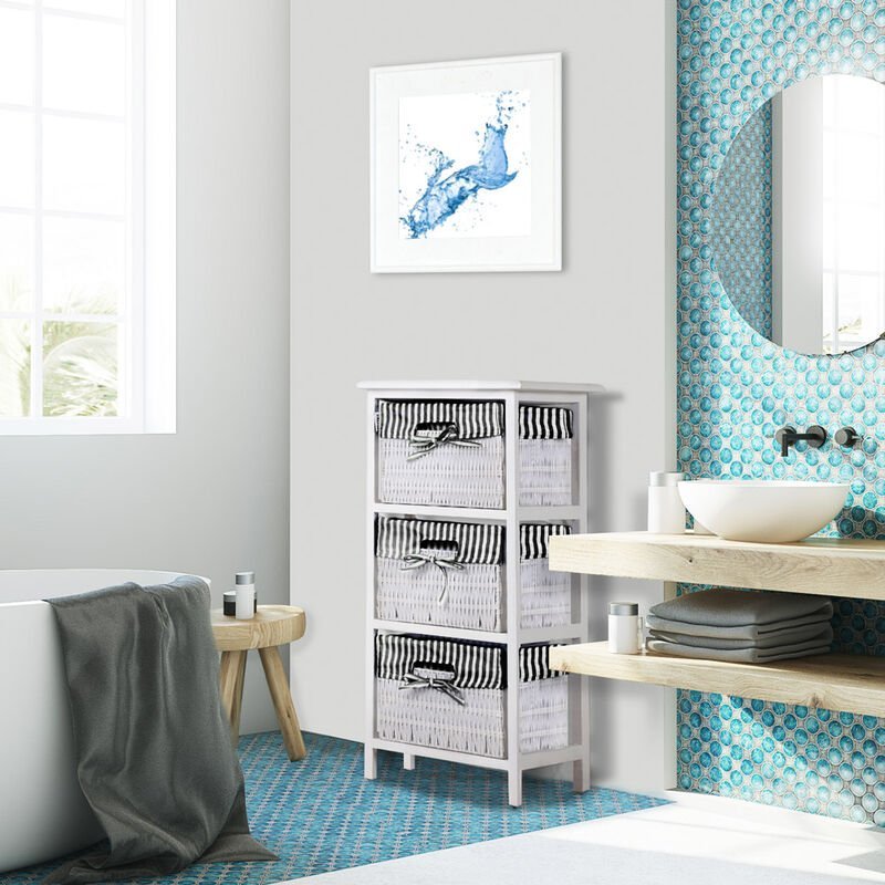 Hot Selling Cheap Wooden 6 Chest of Drawers for Living Room Cabinets