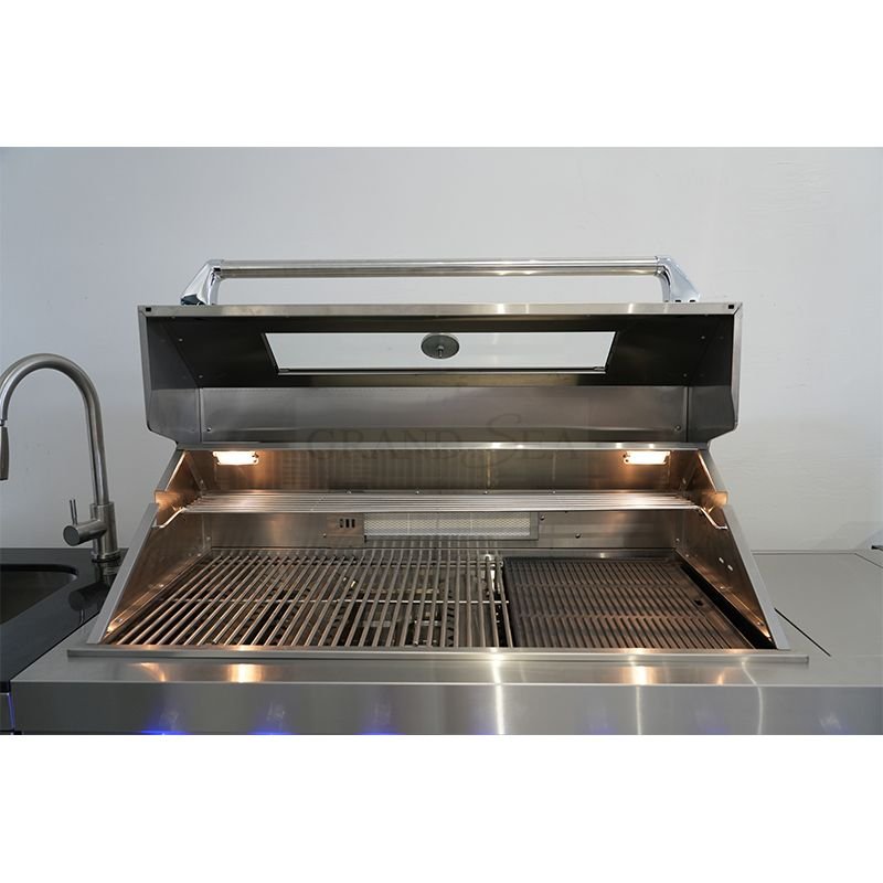 Residential Kitchen Cabinets Stainless steel Lacquer Kitchen Smart Kitchen Cabinets For Outdoor
