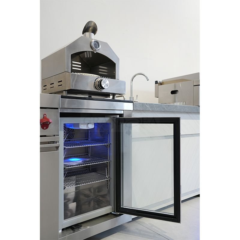 Residential Kitchen Cabinets Stainless steel Lacquer Kitchen Smart Kitchen Cabinets For Outdoor