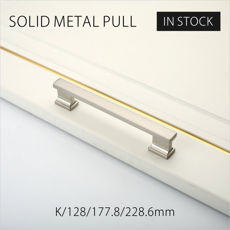 Modern Simple Styles Pull furniture drawer Handles Black Wardrobe kitchen Cabinet Handles
