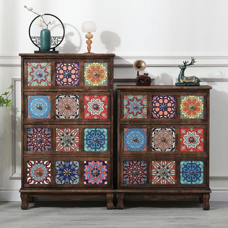 Paulownia wood Cabinet with Drawers Factory Design for Living Room Home Office Kitchen Farmhouse and retro Style