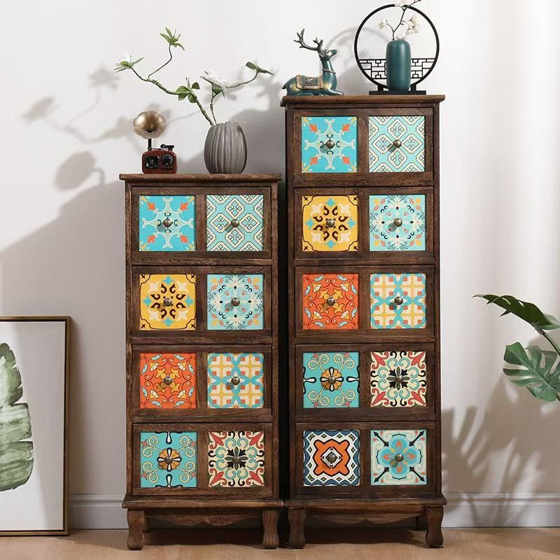 Paulownia wood Cabinet with Drawers Factory Design for Living Room Home Office Kitchen Farmhouse and retro Style