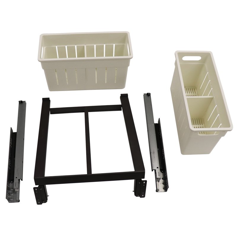Fruits and vegetables basket kitchen sliding shelf drawer basket storage shelf