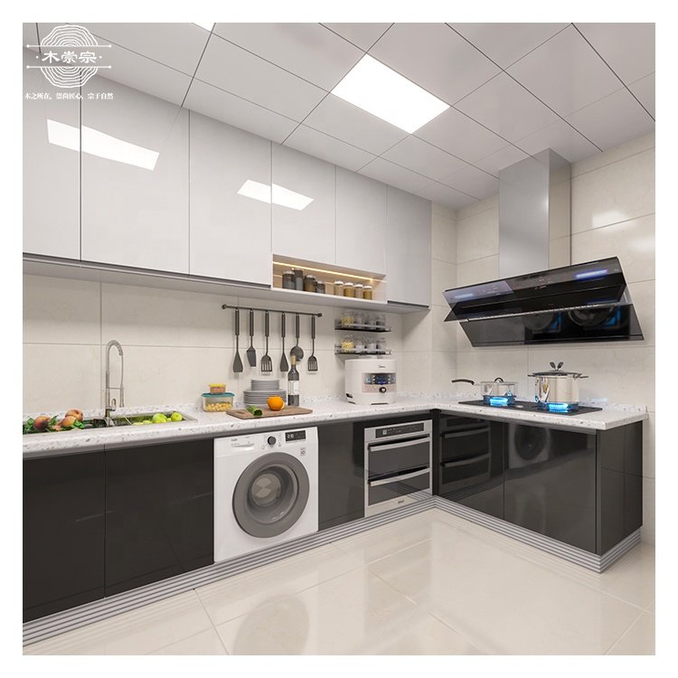 rta kitchen cabinet set modern kitchen decor MDF carcase kitchen cabinets for small spaces modular custom furniture manufacturer