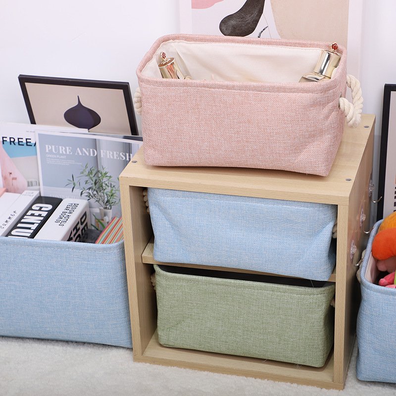 Wardrobe Clothes Organizer Foldable Thick Fabric Storage Box for Clothes Jeans Drawer Organizer Clothes