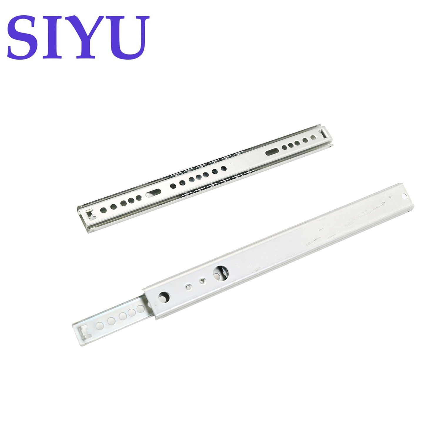 2 Fold Ball Bearing Single Extension Side-Mount Sliding Drawer Slides