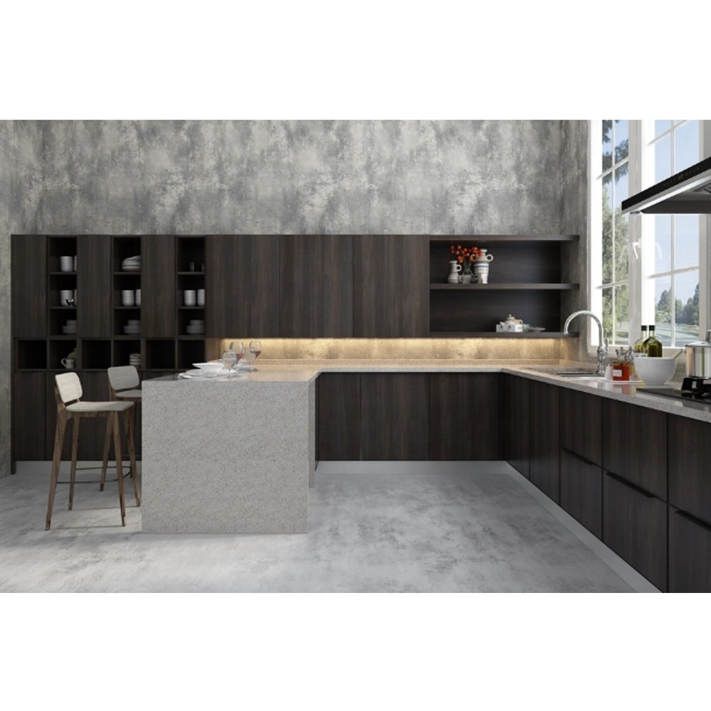MAG luxury compact laminate Water-Proof and Abrasion-Resistance Furniture kitchenCustomized Modular modern Small kitchen