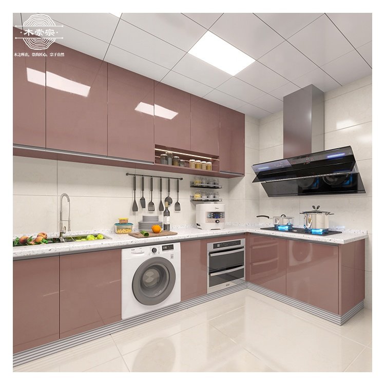 green kitchen cabinets mdf modern wood kitchens & home cucine componibili inset kitchen cabinets modular Custom rta cupboards