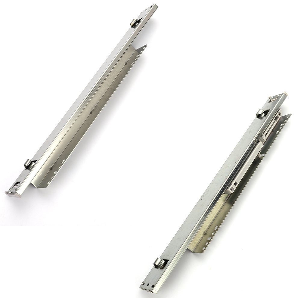 HAOPENG 3 fold Auto Closing Concealed hidden Drawer Slide undermount full extension slide
