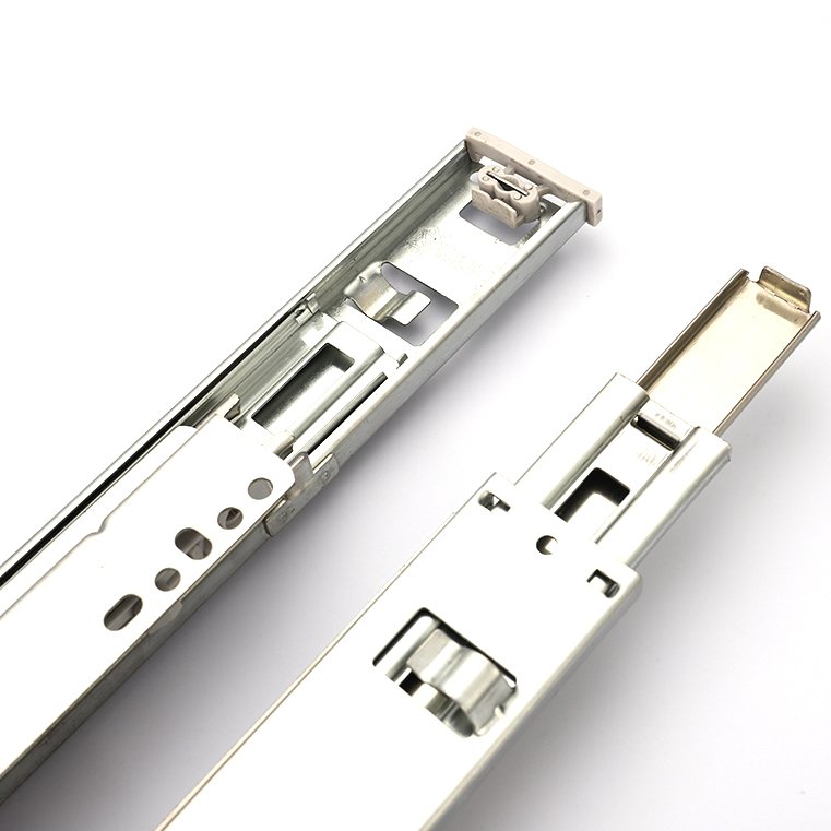HAOPENG 3 fold Auto Closing Concealed hidden Drawer Slide undermount full extension slide