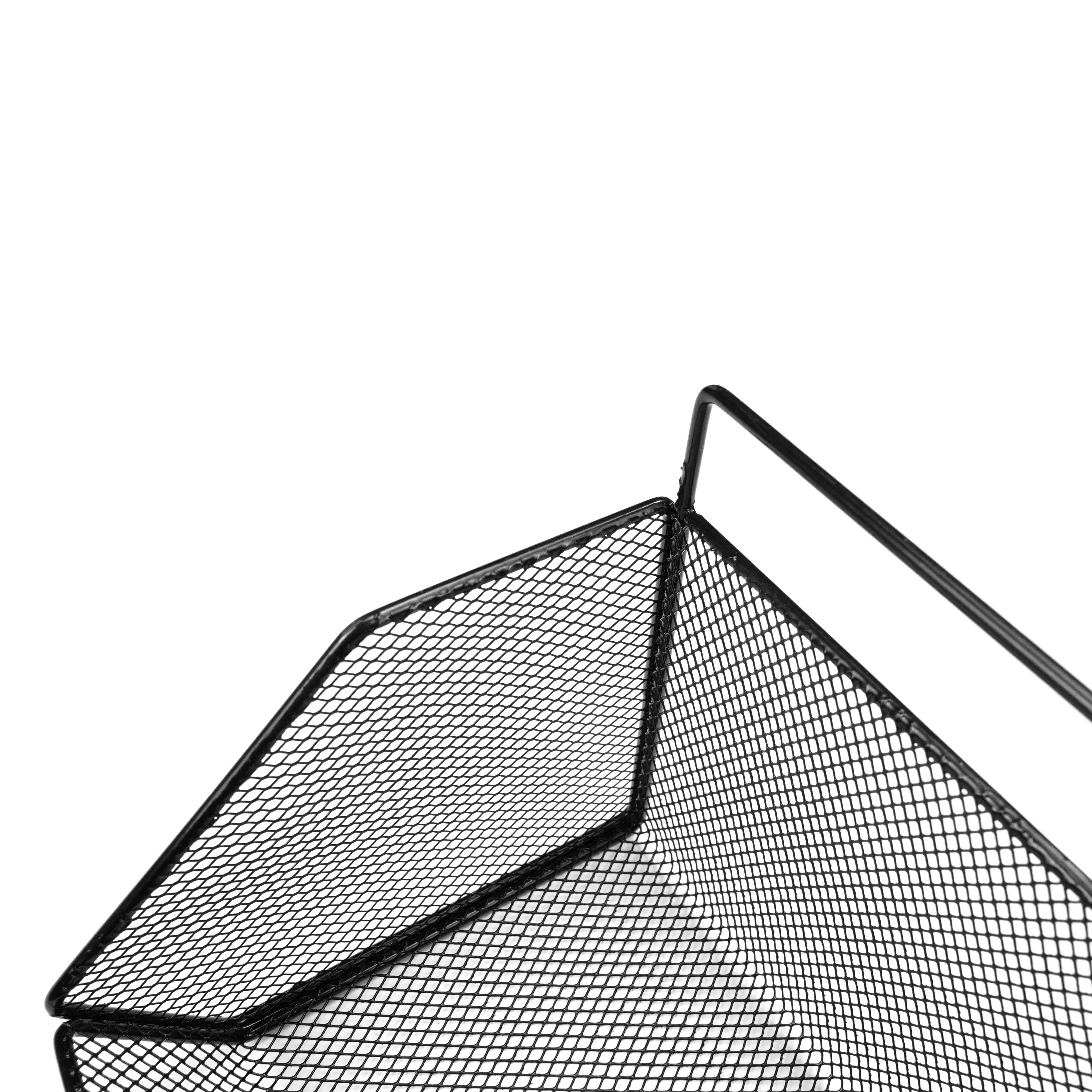 Kitchen Large Cabinet Wall Mounted Basket For Storage Organization Rustic Decor Sturdy Steel Wire Storage Bin