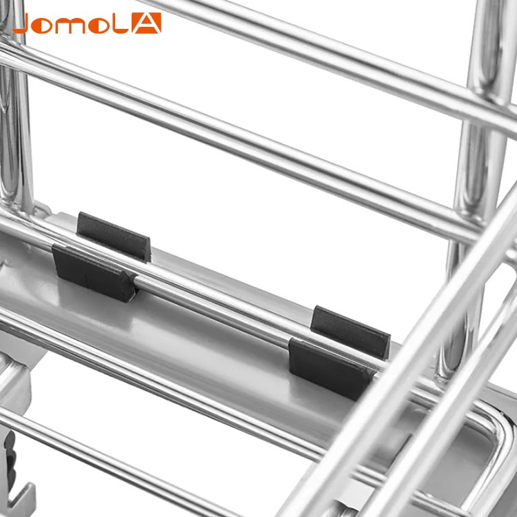 Narrow style kitchen cabinet spice storage rack pull out drawer basket with soft closing rails