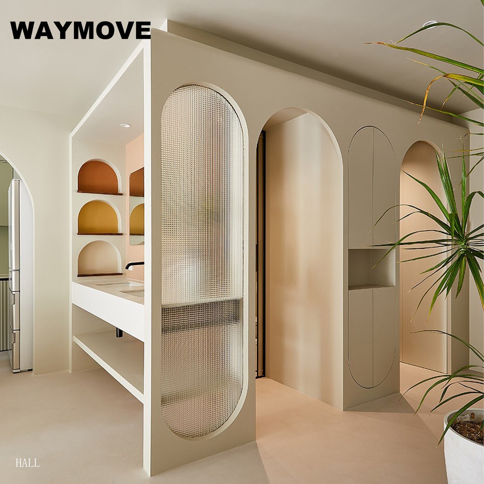 WAYMOVE Ready to Assemble Complete Sets of Kitchen Cabinets for Kitchen Furniture Use