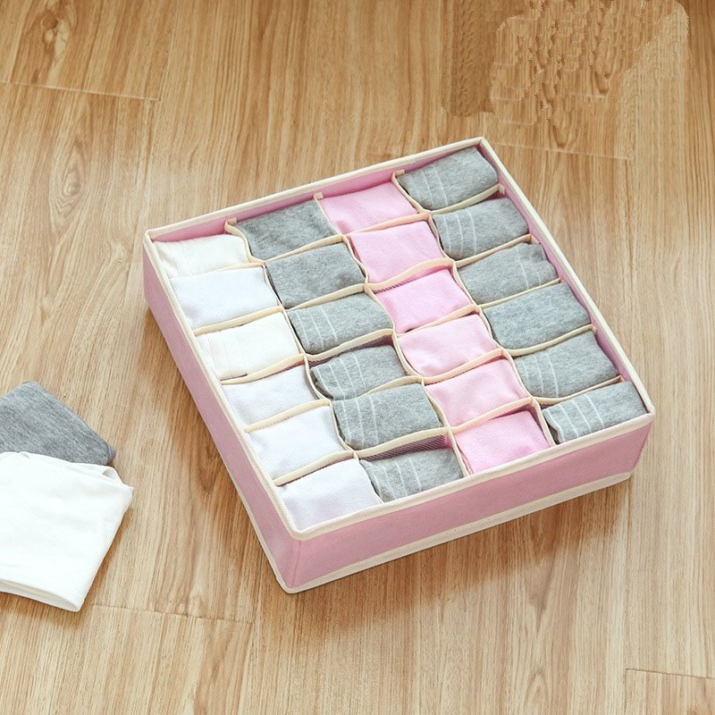 Simple Houseware Closet Underwear Organizer Drawer Divider Storage Bin Box for Bras,Panties,Socks,Ties