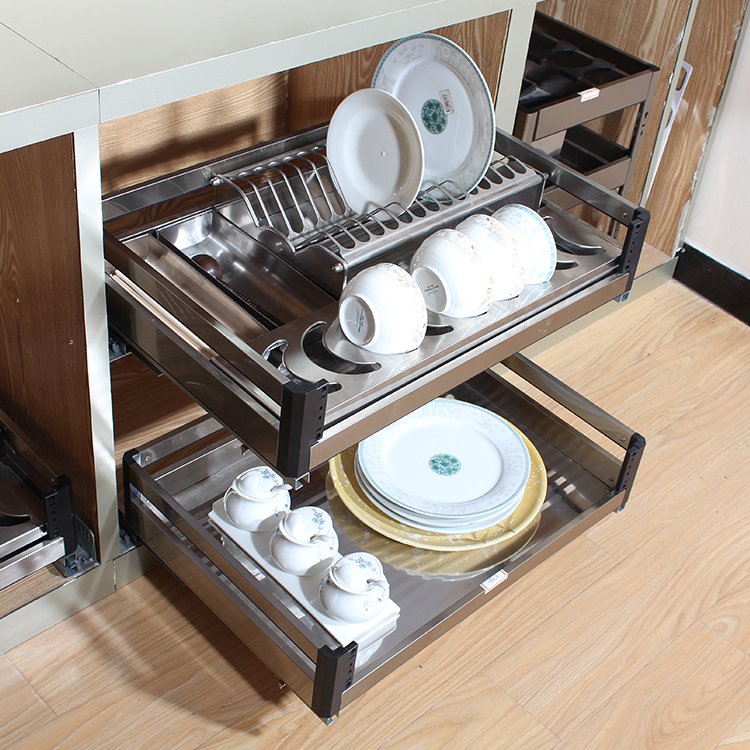 #GFR-984 European style storage pull out drawer wire kitchen basket