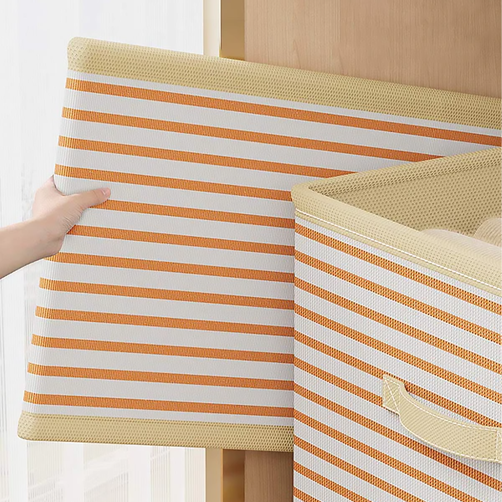 Joybos Foldable Cotton Drawer Organizers For Clothing non-woven fabrics storage box basket Wardrobe storage