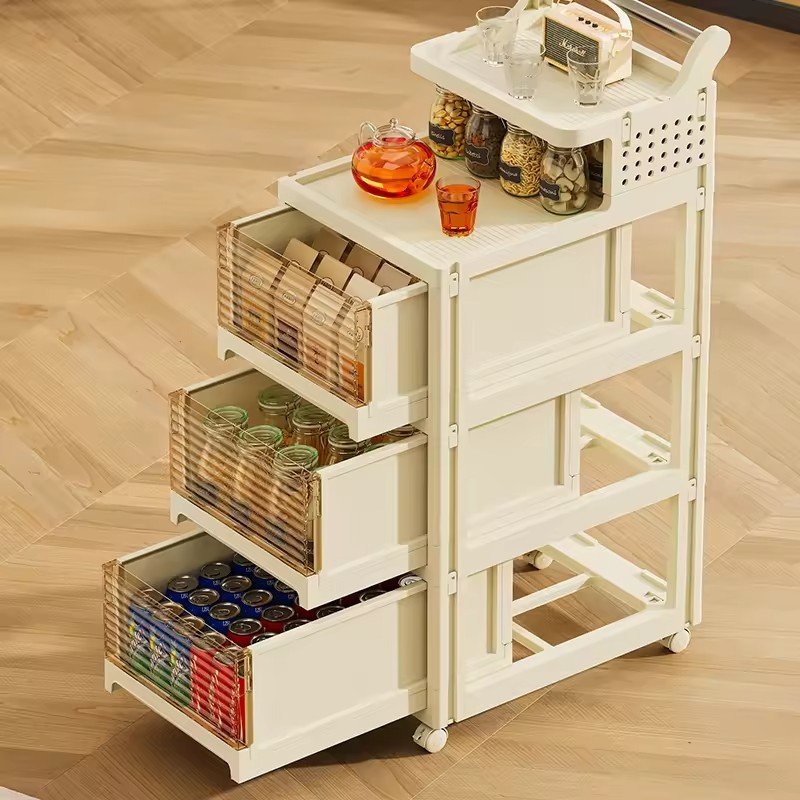 Dresser Storage with Drawers Fabric Dresser Tower Vertical Storage Unit for Bedroom Closet Office Move Free with Wheels