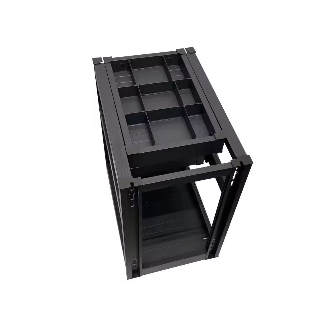 Aluminum Kitchen Cabinet Seasoning Basket Drawer Basket Pull Out Sliding Basket Sliding In Cabinet kitchen cabinet storage