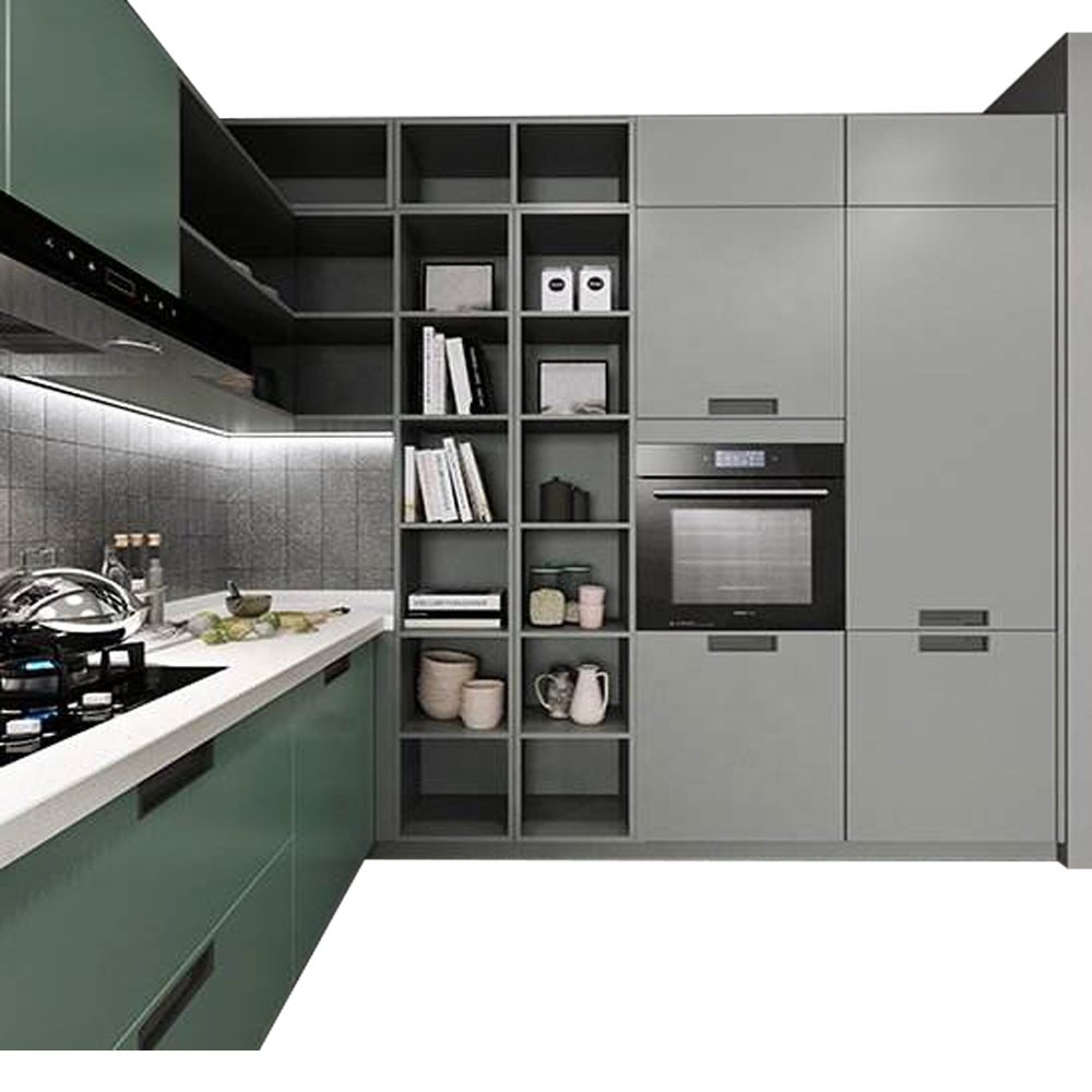 MAG luxury compact laminate Water-Proof and Abrasion-Resistance Kitchen Cabinet Modern Designs Hot Selling Modular Kitchen