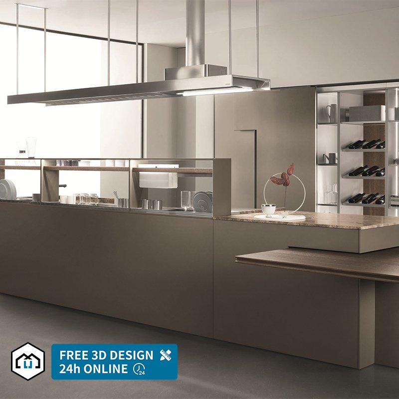 Automatic Gray Gloss L Shaped Modern Kitchen Cabinet Set Modular Price Modern Indoor Kitchen Cabinets