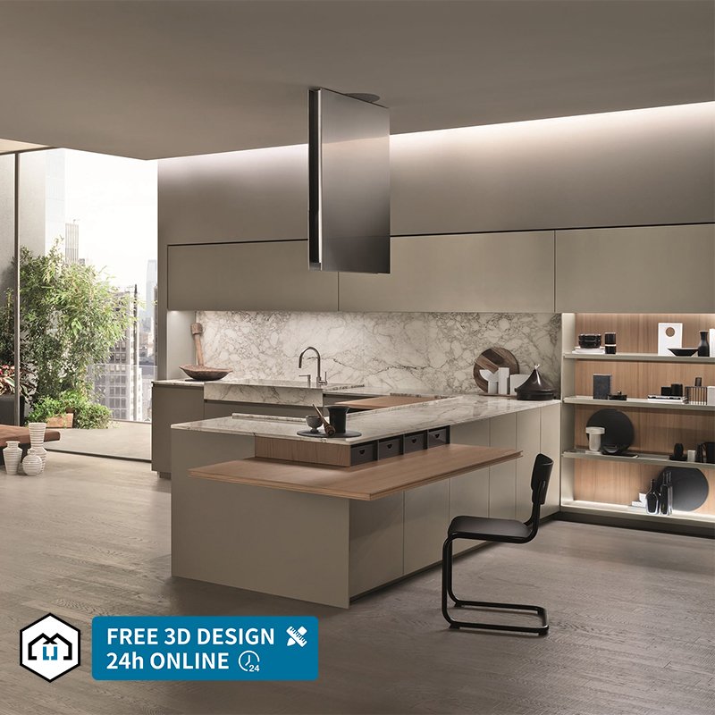 Automatic Gray Gloss L Shaped Modern Kitchen Cabinet Set Modular Price Modern Indoor Kitchen Cabinets