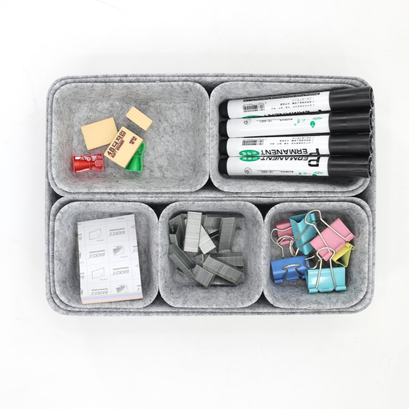 felt toy basket drawer organizer felt drawer organizer felt Drawers dividers bedside organizer caddy Collapsible Storage Bins
