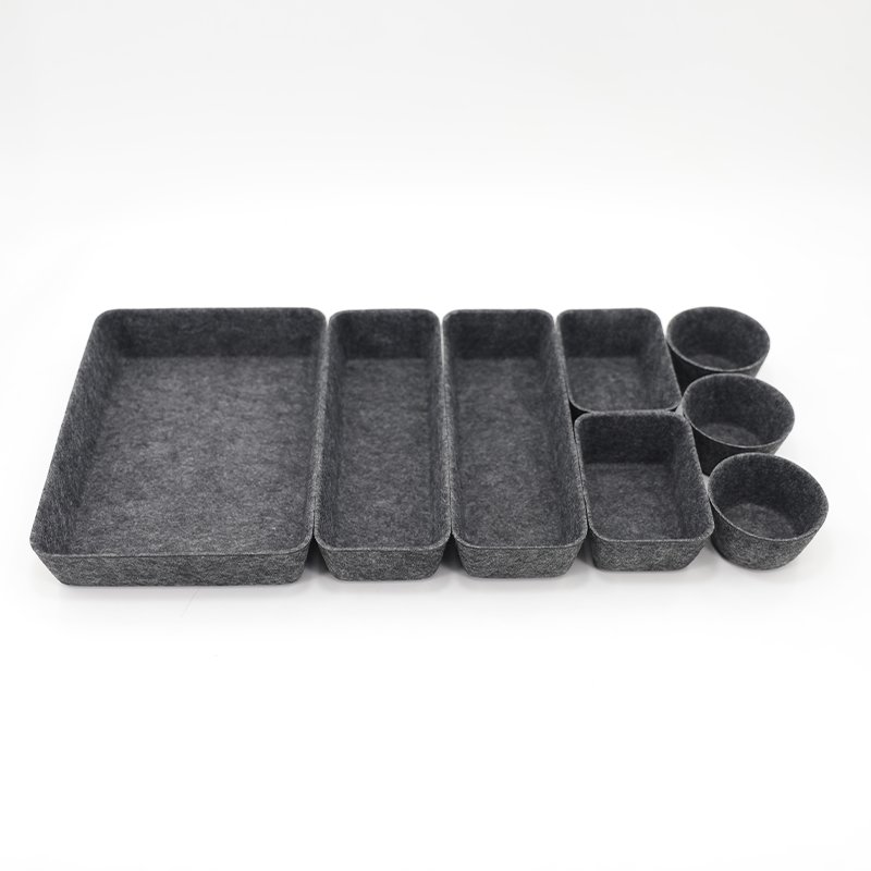 felt toy basket drawer organizer felt drawer organizer felt Drawers dividers bedside organizer caddy Collapsible Storage Bins