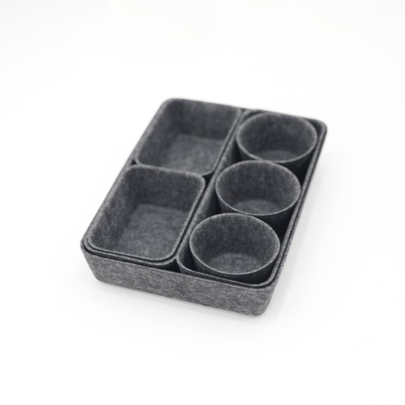 felt toy basket drawer organizer felt drawer organizer felt Drawers dividers bedside organizer caddy Collapsible Storage Bins