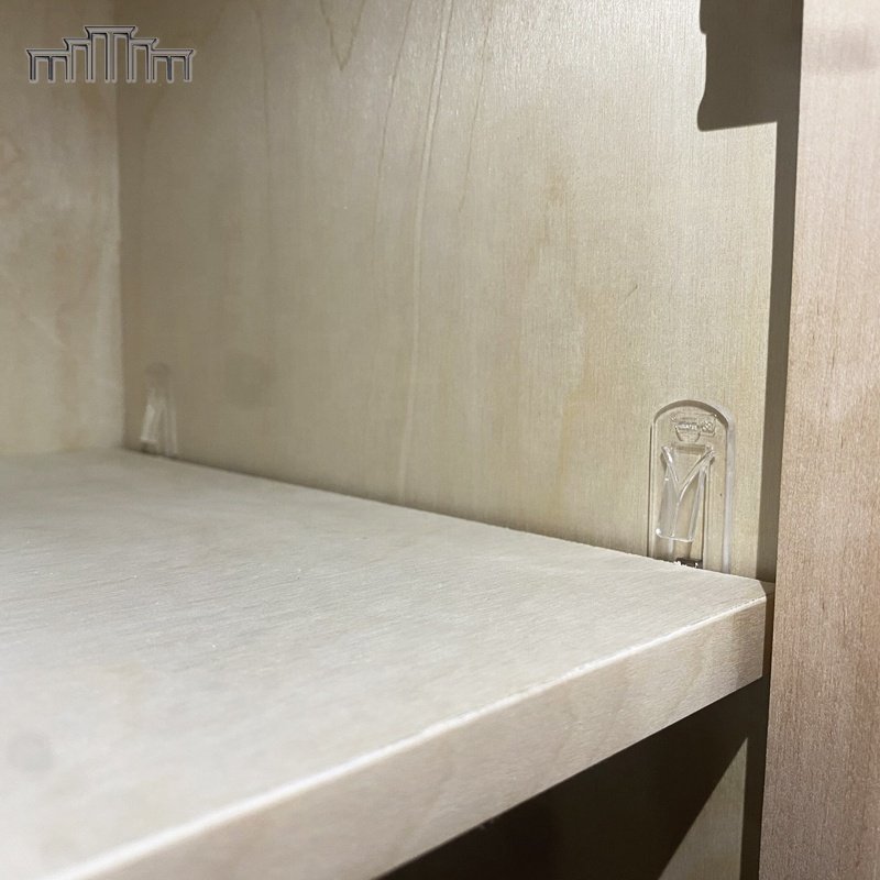 Wholesale Single Door Solid Wood Unfinished Kitchen Wooden Wall Upper Pantry Cabinets With Soft Close Hinge Adjustable Shelf