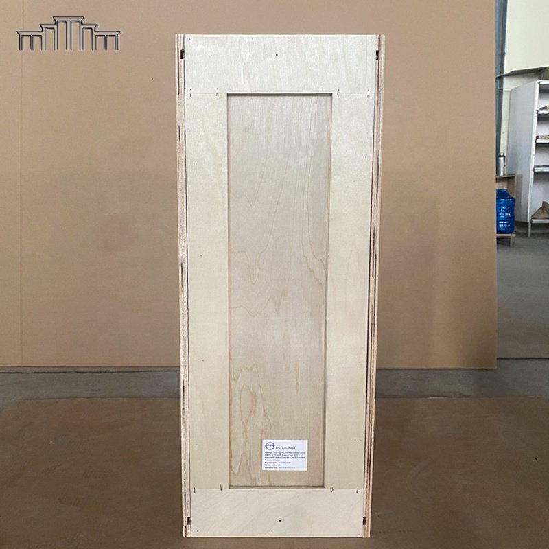 Wholesale Single Door Solid Wood Unfinished Kitchen Wooden Wall Upper Pantry Cabinets With Soft Close Hinge Adjustable Shelf