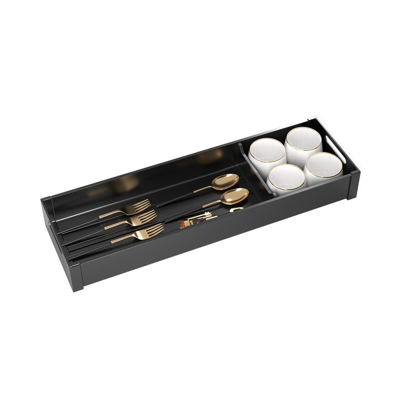 Kitchen drawer divider cutlery storage box household cabinet built-in partition knife and fork chopsticks rack kitchen
