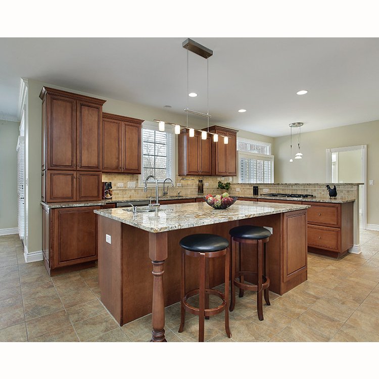 Luxury mahogany unfinished solid wood modular island cabinet ideas designs for sale antique kitchen cabinets