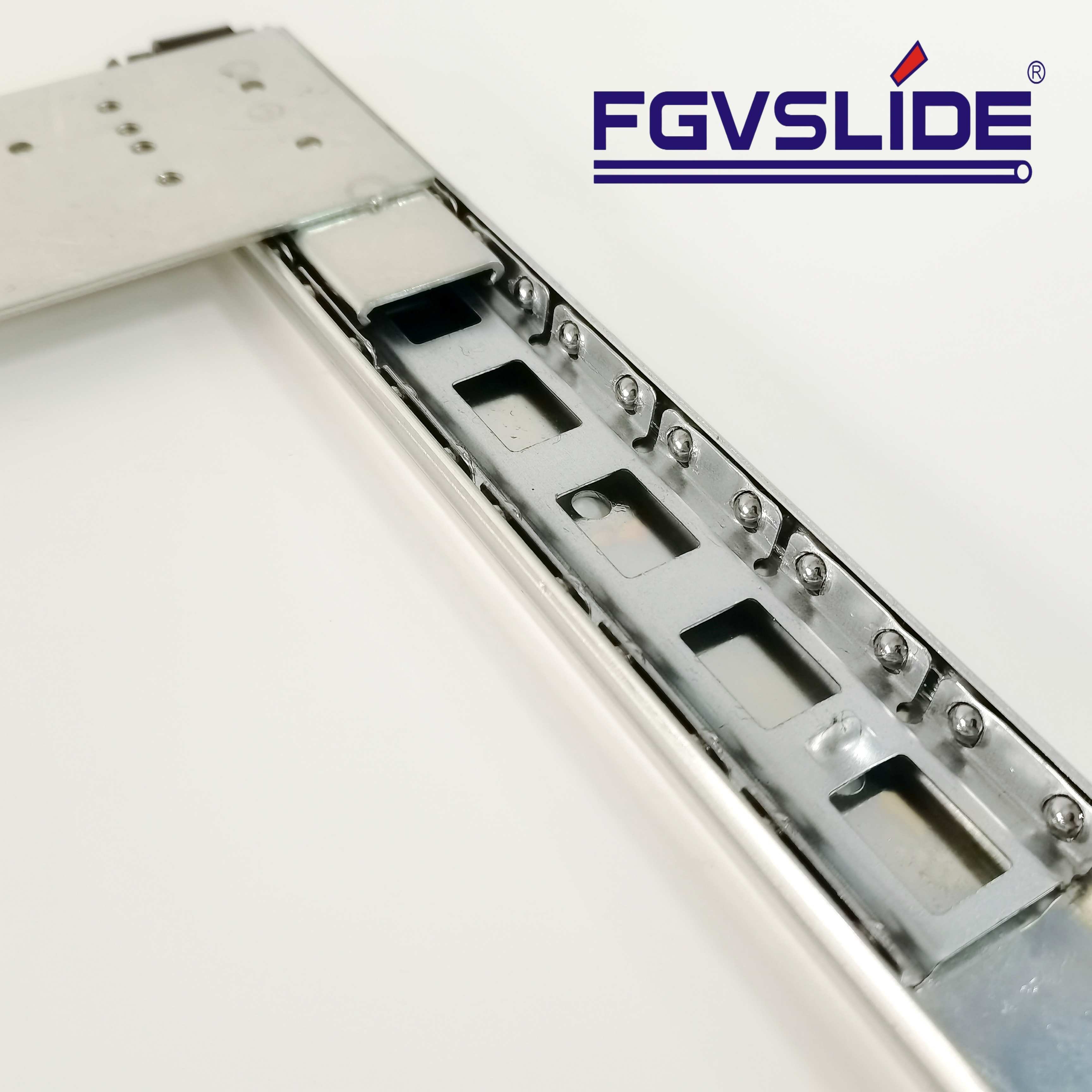 35 wide Cabinet door slide rail two-section lifting door type sliding guide rail TV drawer slide