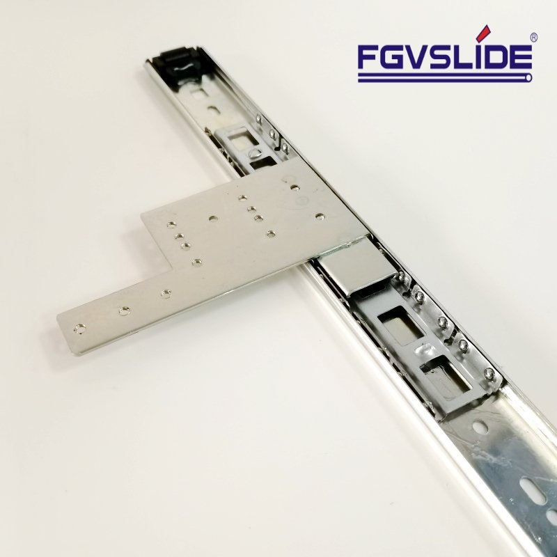 35 wide Cabinet door slide rail two-section lifting door type sliding guide rail TV drawer slide