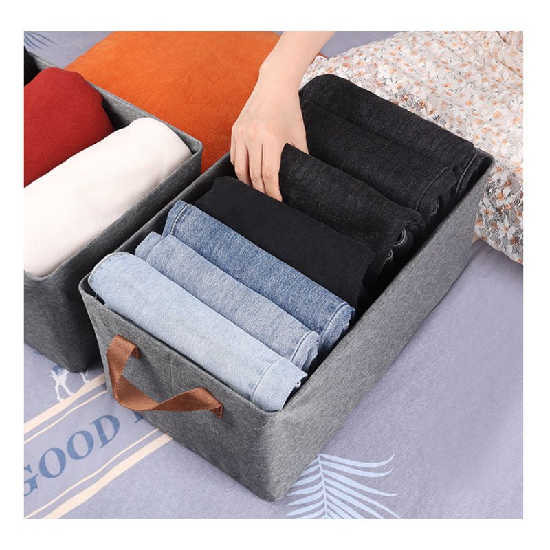 Ecofriendly Nonwoven Fabric Foldable Storage Box Storage Bin with Printing
