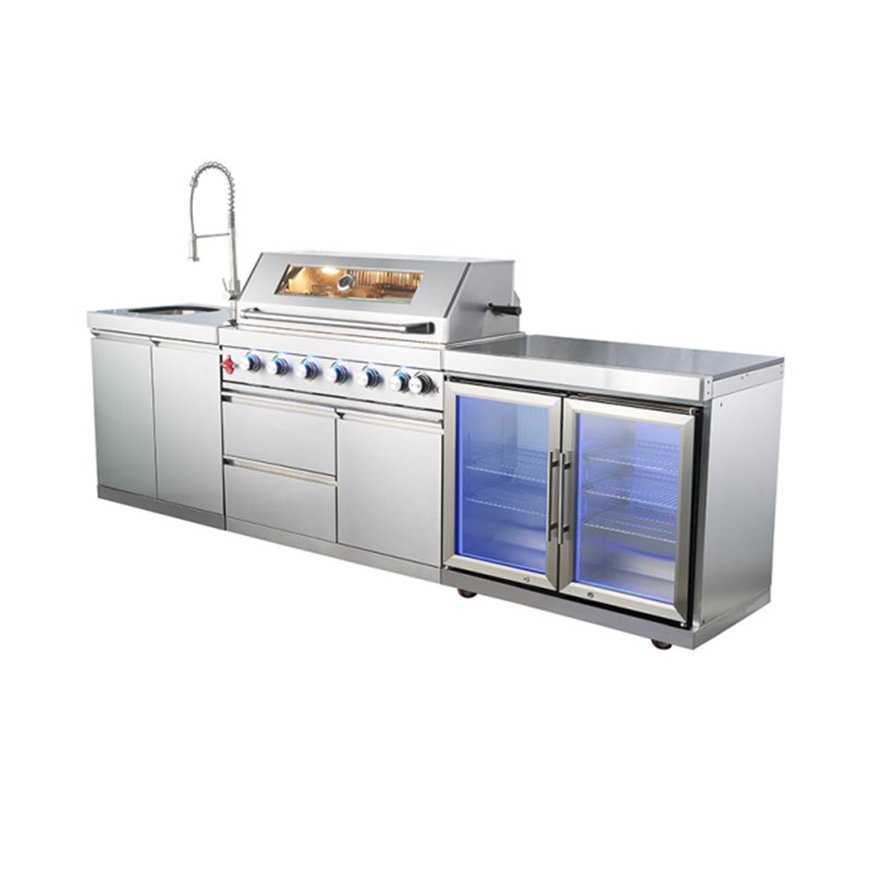 Outdoor bbq cabinet stainless steel outdoor kitchen cabinet with sink