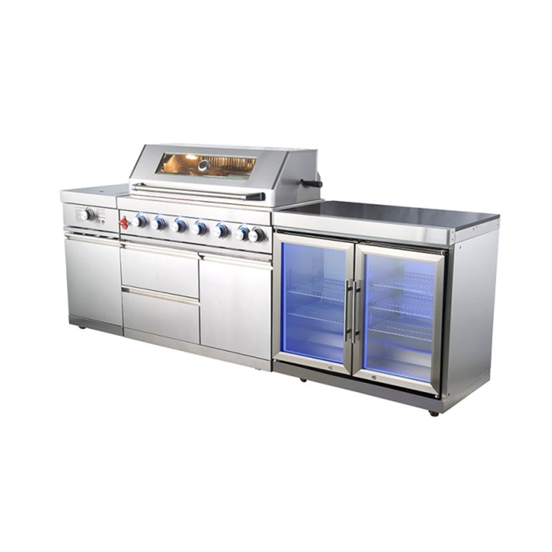 Outdoor bbq cabinet stainless steel outdoor kitchen cabinet with sink